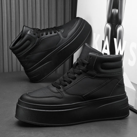 Chaussures montantes à semelles épaisses pour hommes