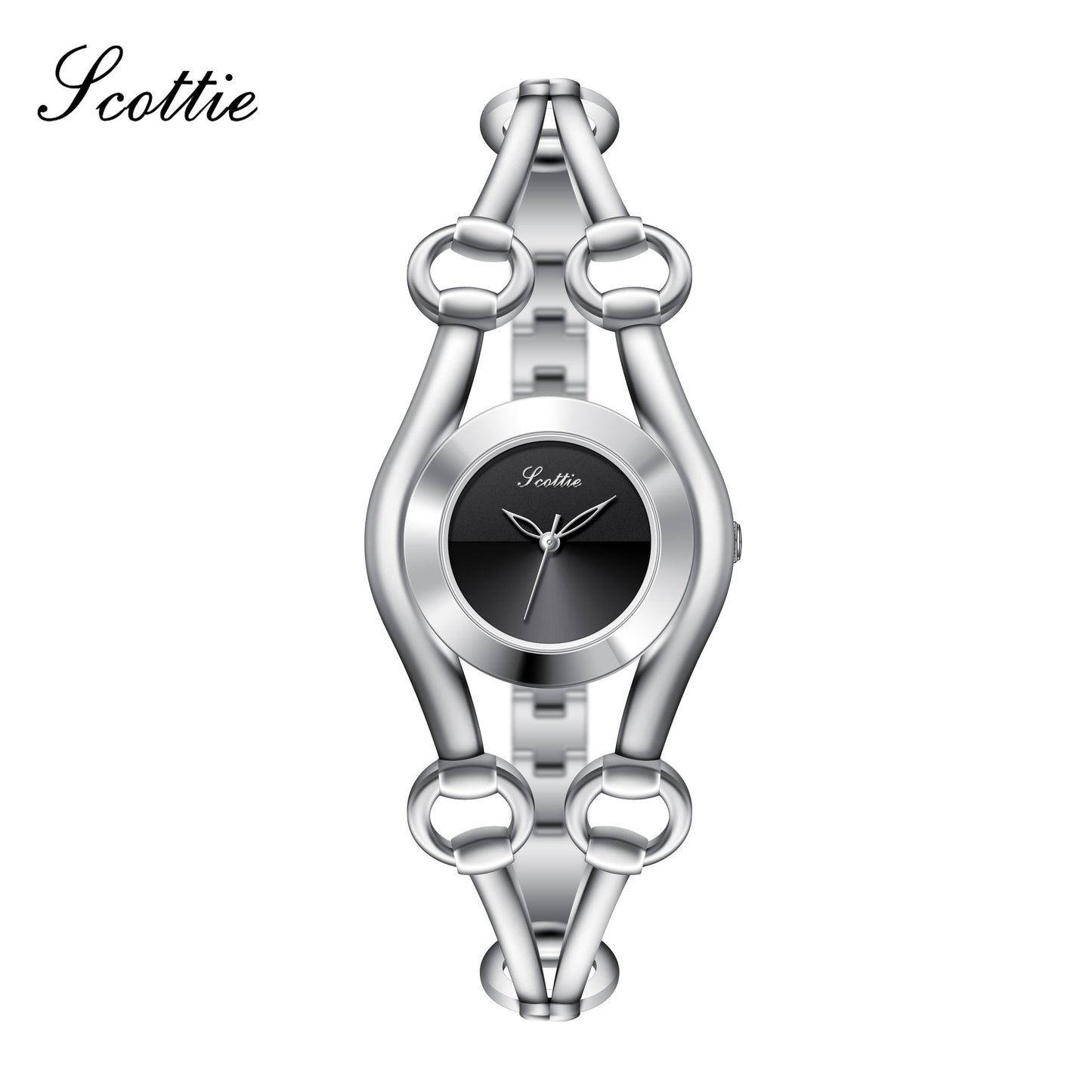Montre femme quartz au design creux