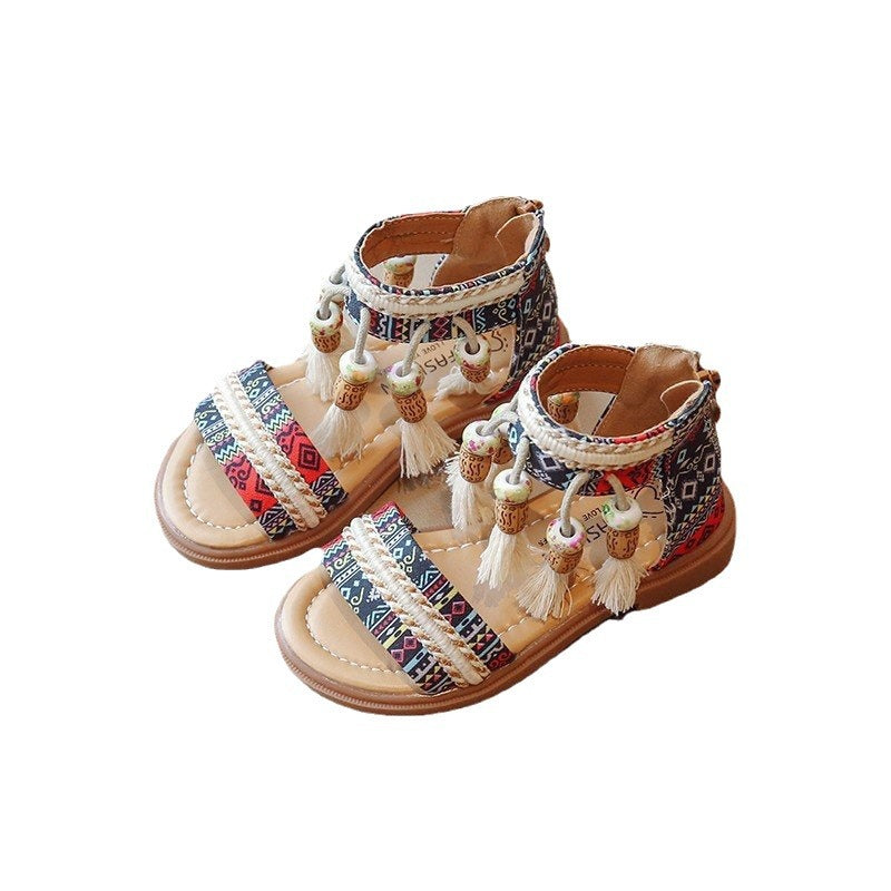 Sandales ethniques pour filles