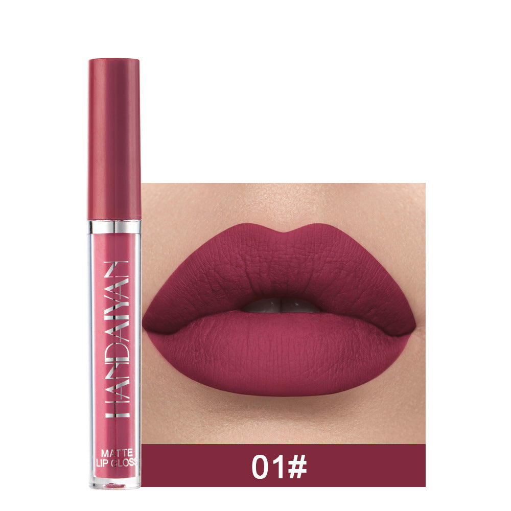 Rouge à lèvres liquide mat en 12 couleurs