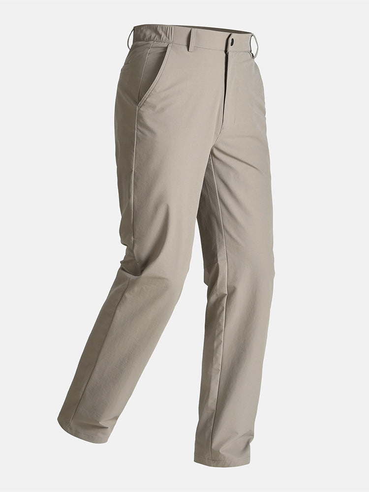 Pantalon droit décontracté pour hommes