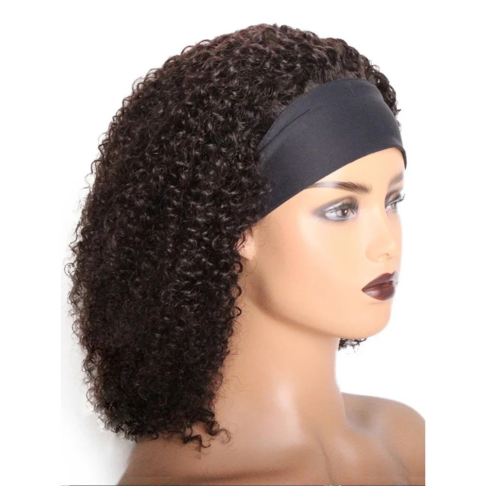 Bandeau perruque en cheveux humains