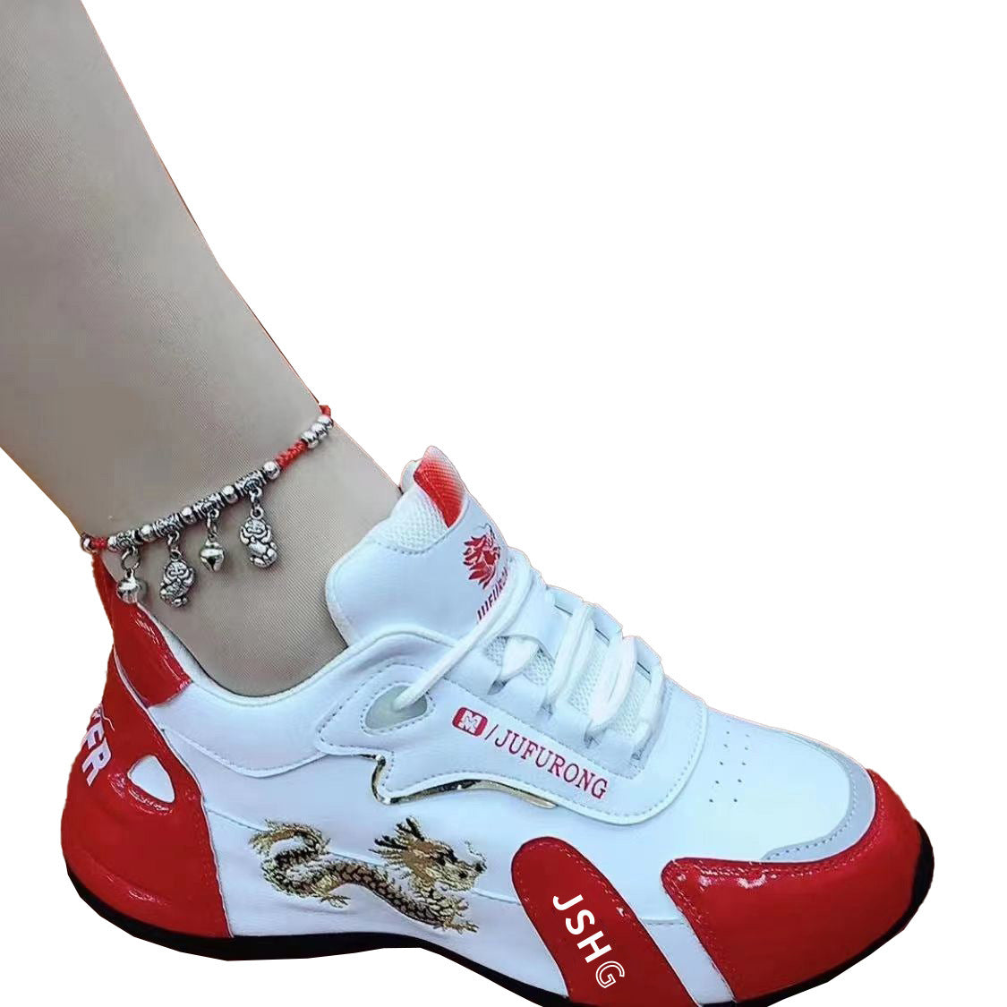 Chaussures de sport décontractée en cuir