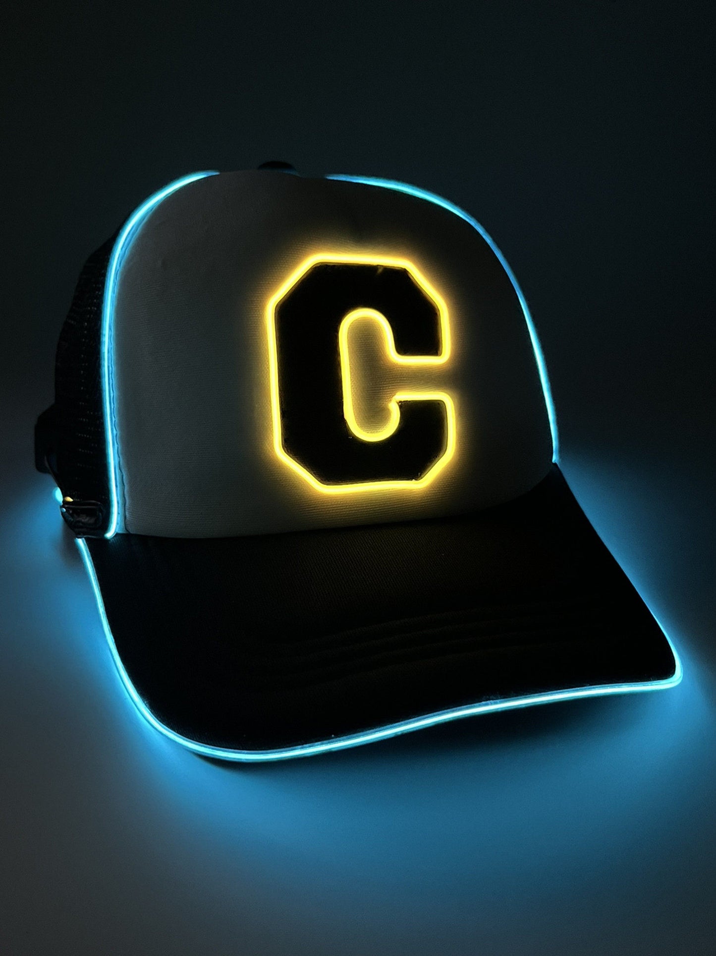 Casquette de baseball lumineuse à LED