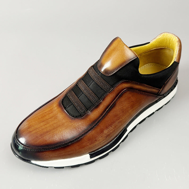 Chaussures en cuir décontractées pour hommes