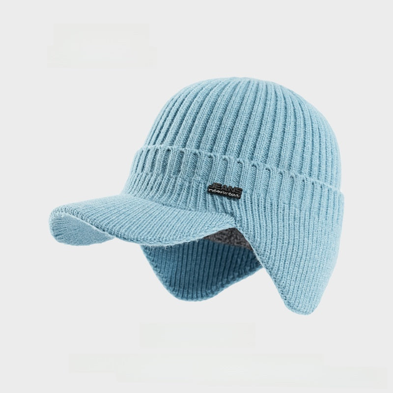 Casquette de baseball en laine doublée polaire