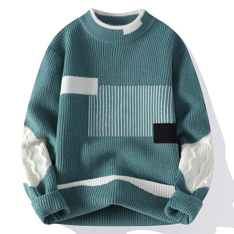 Pull décontracté en tricot pour homme
