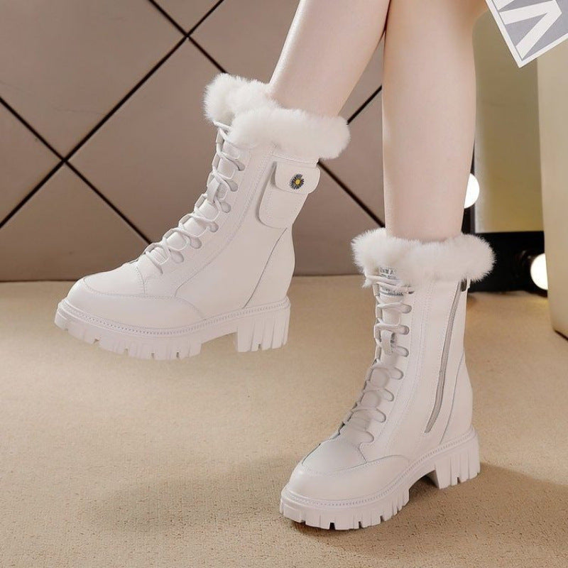 Bottes Martin augmentant la taille