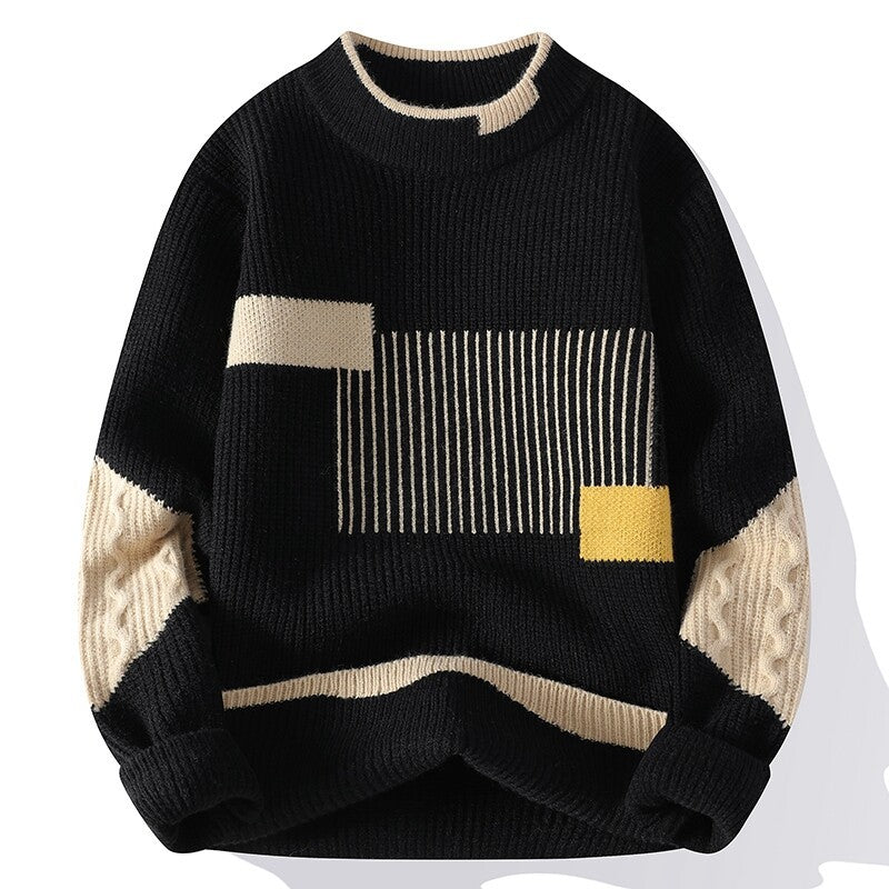 Pull décontracté en tricot pour homme