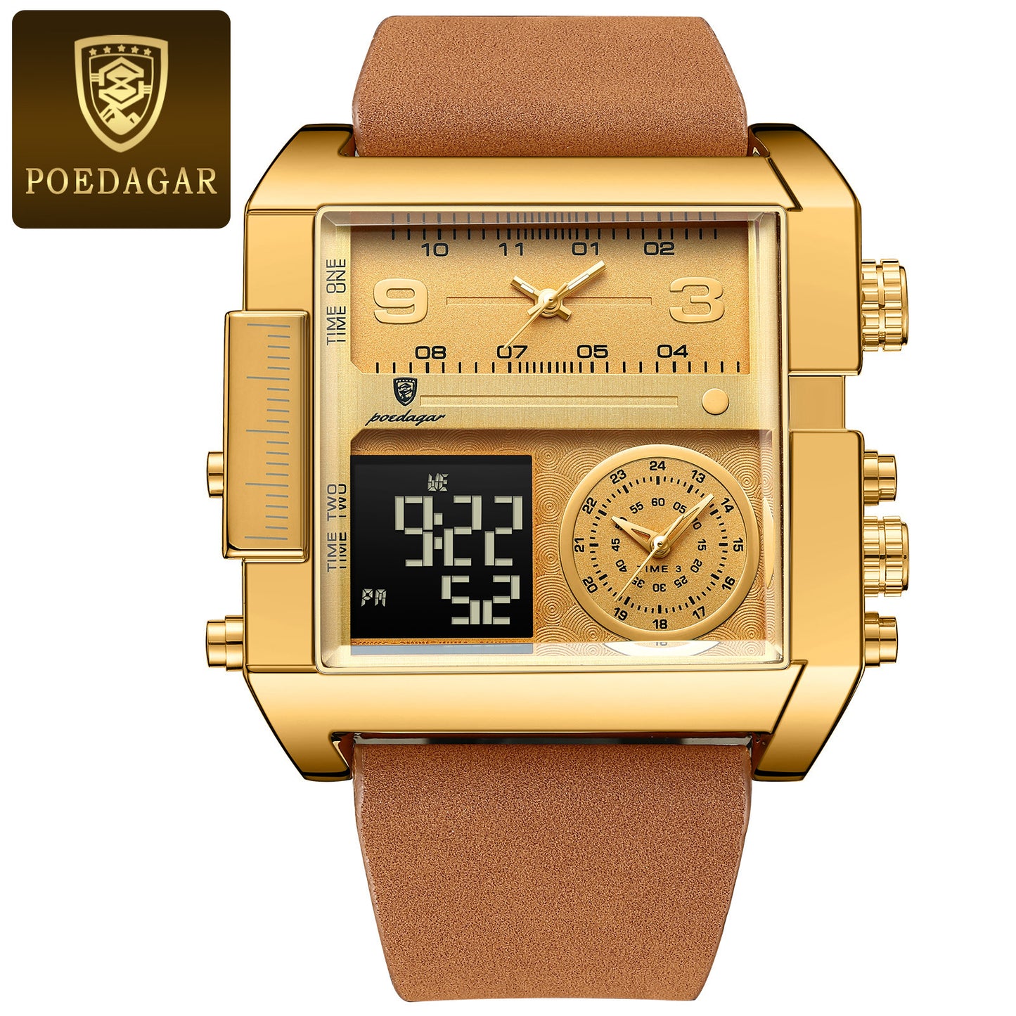 Montre Homme Quartz Analogique Numérique