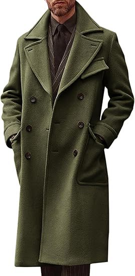 Manteau en laine pour homme