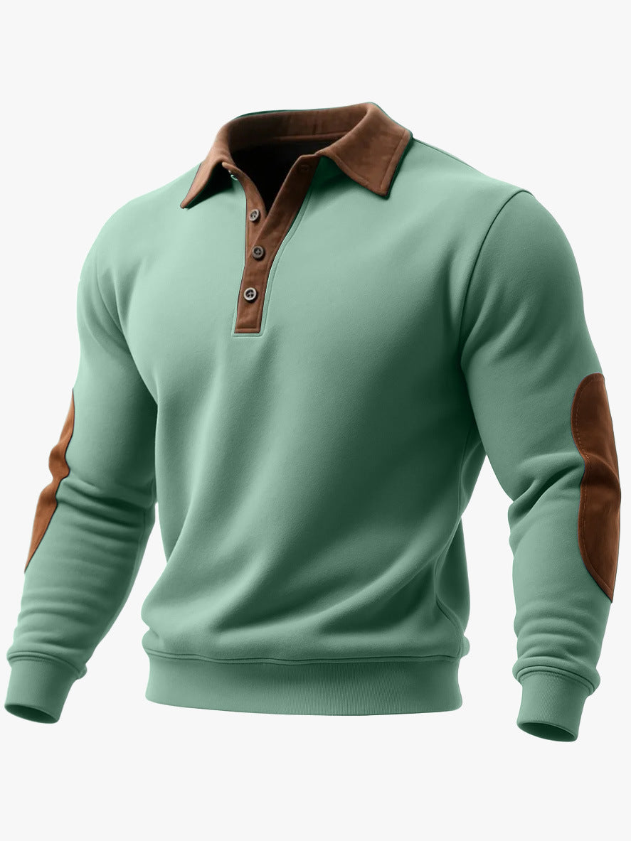 Sweat-shirt à demi-fermeture éclair