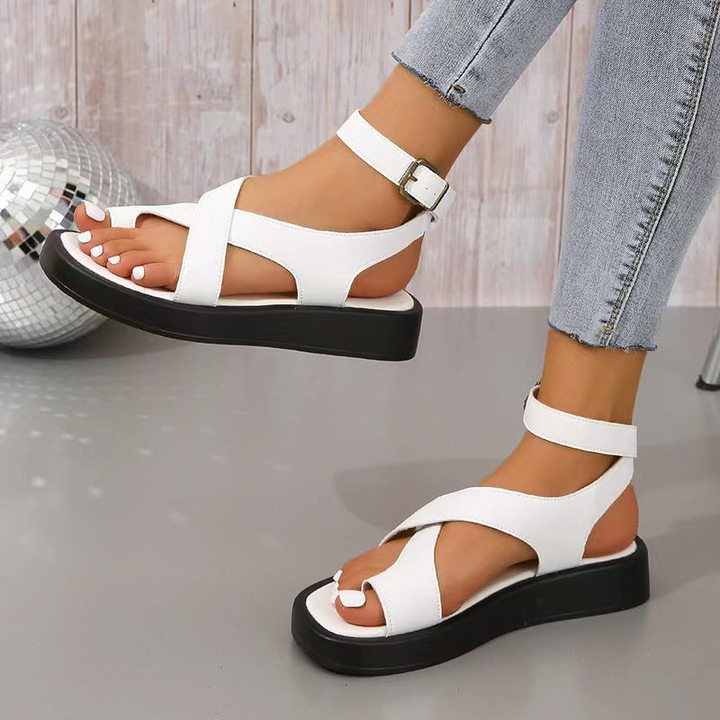 Sandales à boucle pour femmes