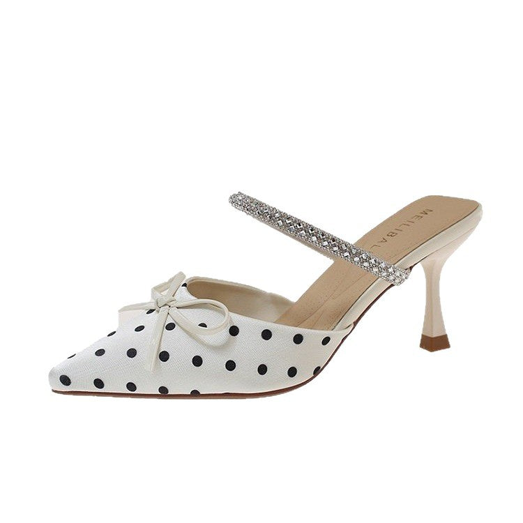 Chaussures :Escarpins a pois