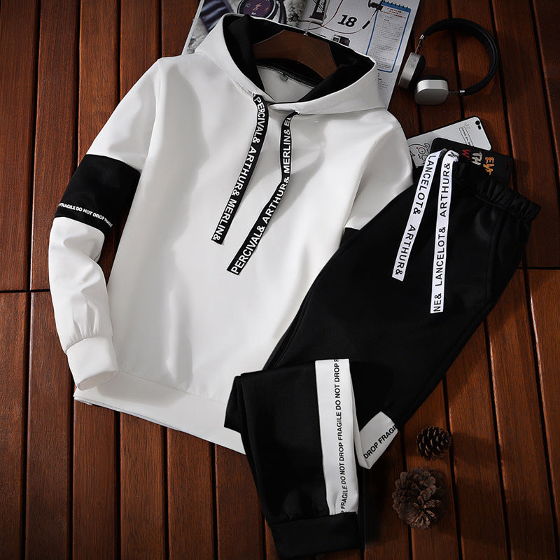 Habit :Ensemble de survêtement à capuche style coréen