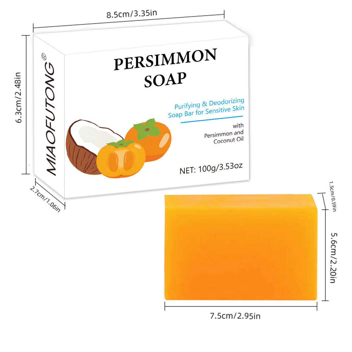 Savon à la kaki
