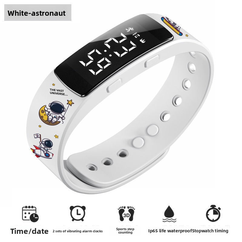 Montre réveil à vibration silencieuse multifonction