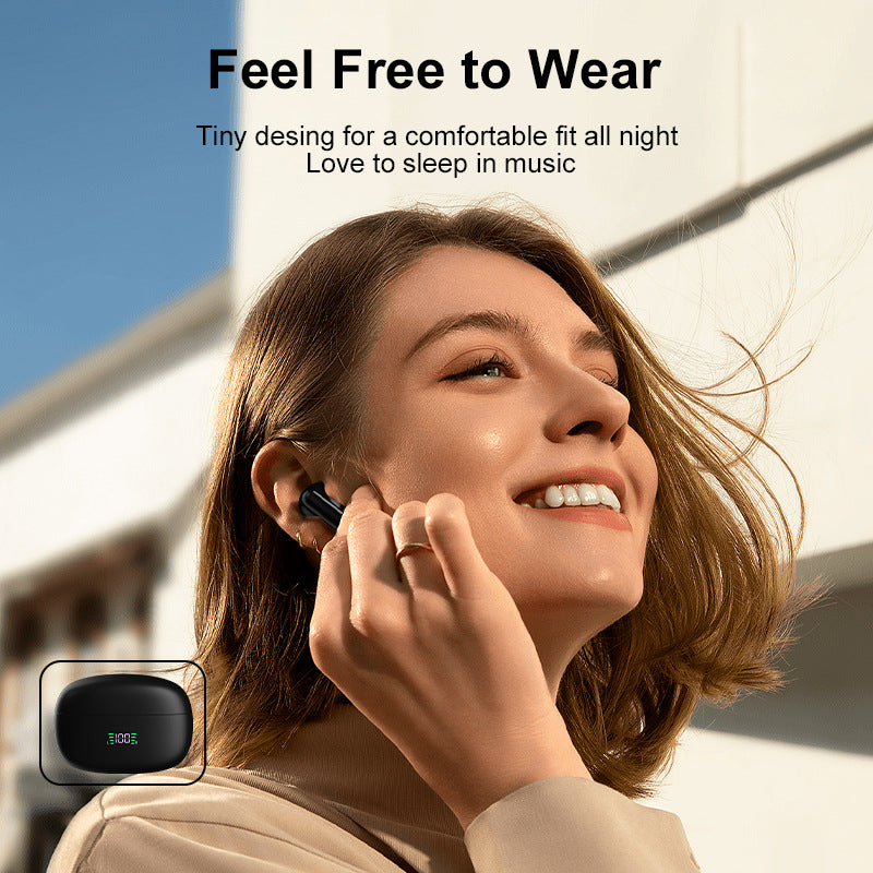 Écouteurs Bluetooth sans fil SP9X avec réduction de bruit et affichage numérique