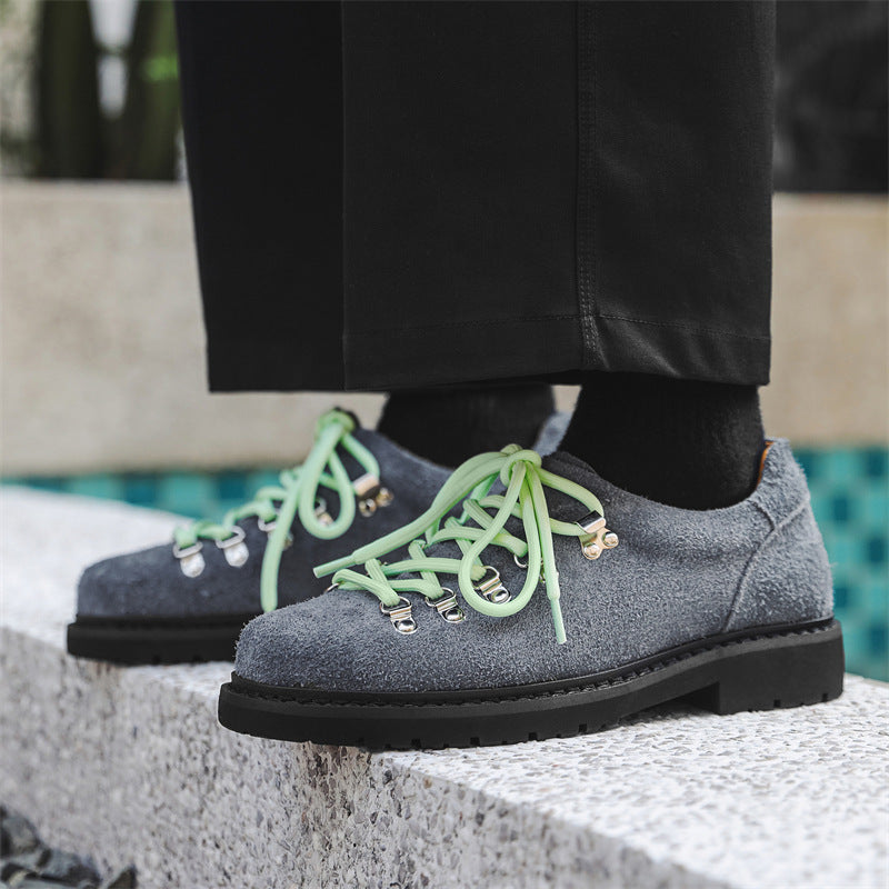 Chaussures décontractées rétro à semelle épaisse