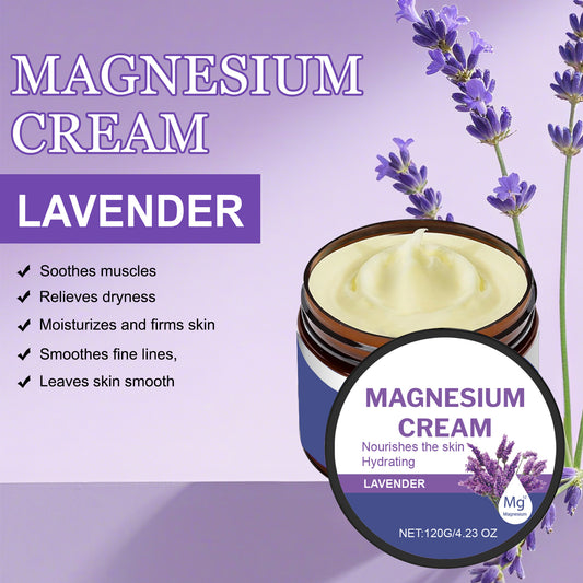 Crème hydratante au magnésium