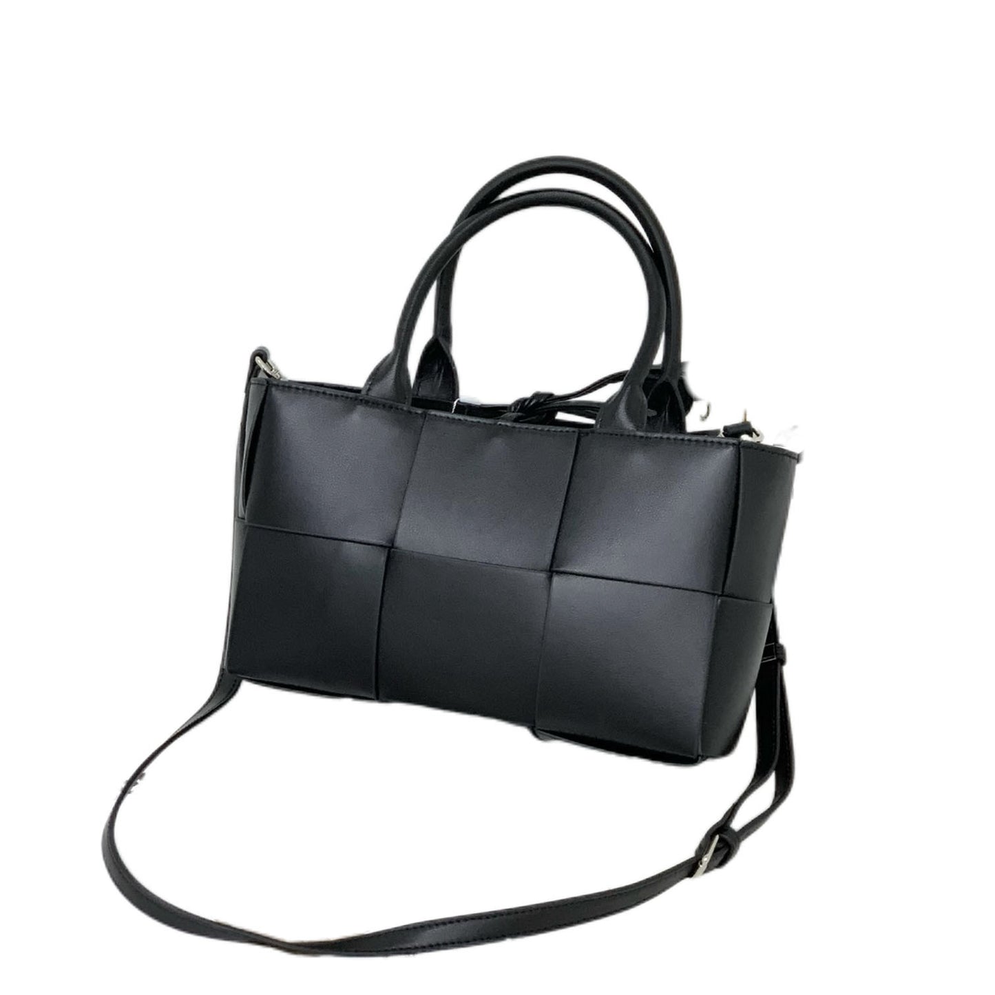 Sac cabas bandoulière en cuir véritable