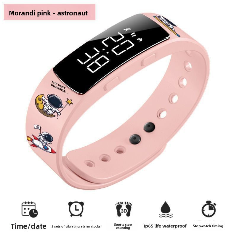 Montre réveil à vibration silencieuse multifonction