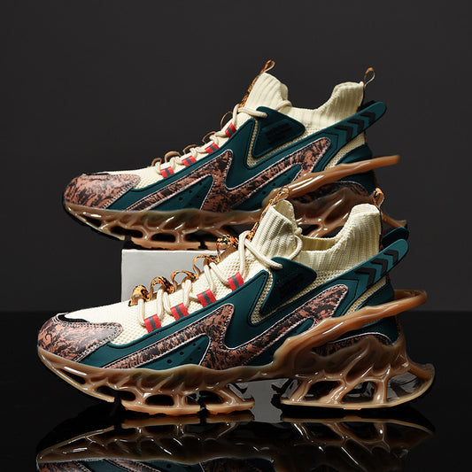Cushioned running shoes
