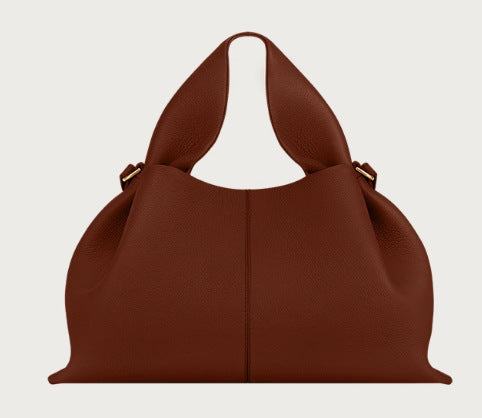 Sac bandoulière en cuir véritable à motif raviolis