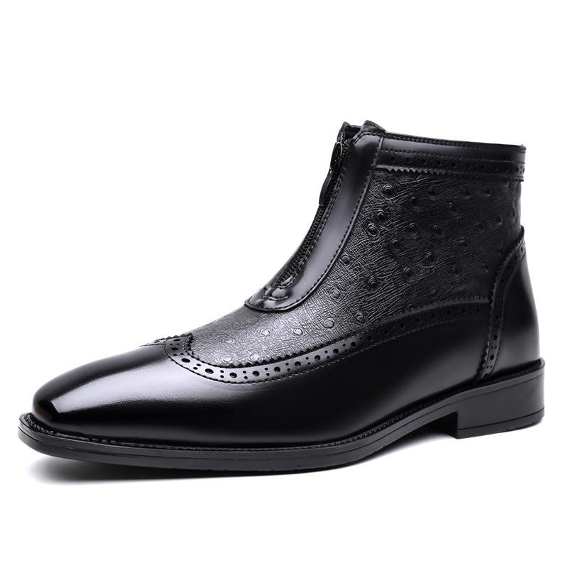 Chaussures pour hommes grande taille à bout pointu