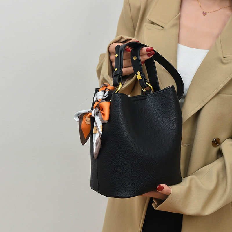 Sac bandoulière en cuir souple