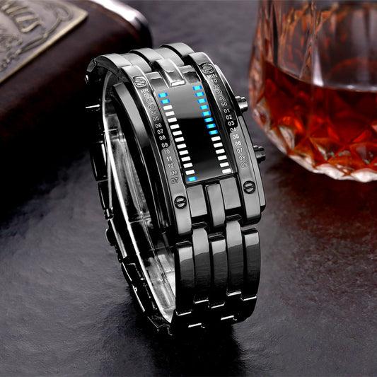 Montre-bracelet numérique à double affichage