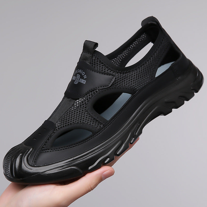 Sandales pour hommes à bout fermé et respirantes