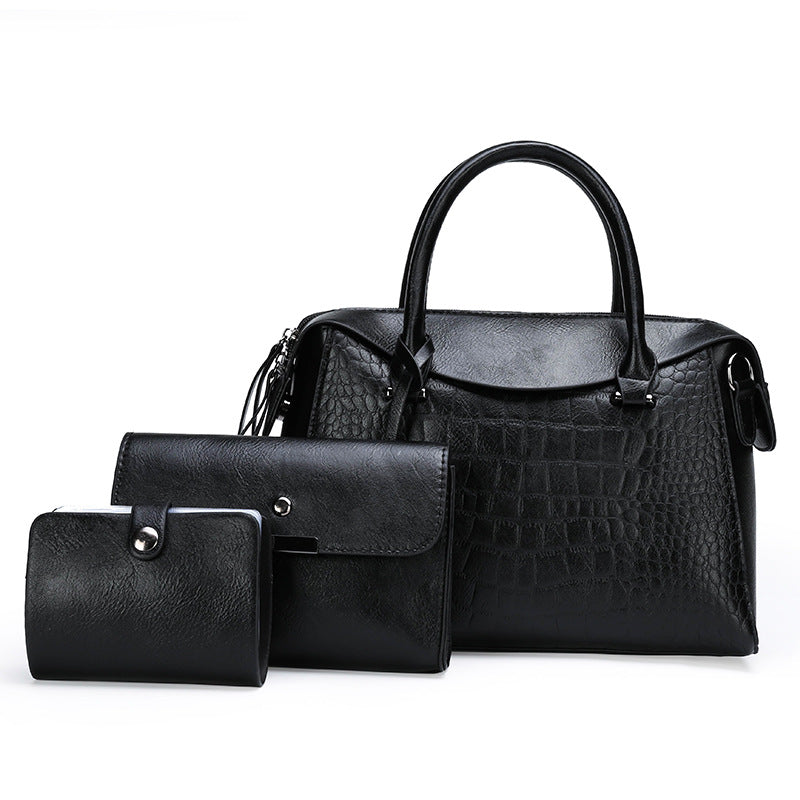 Ensemble de trois sacs à main rétro