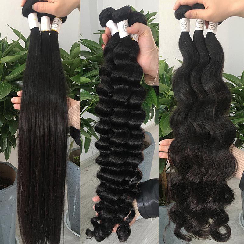 mèches de cheveux humains