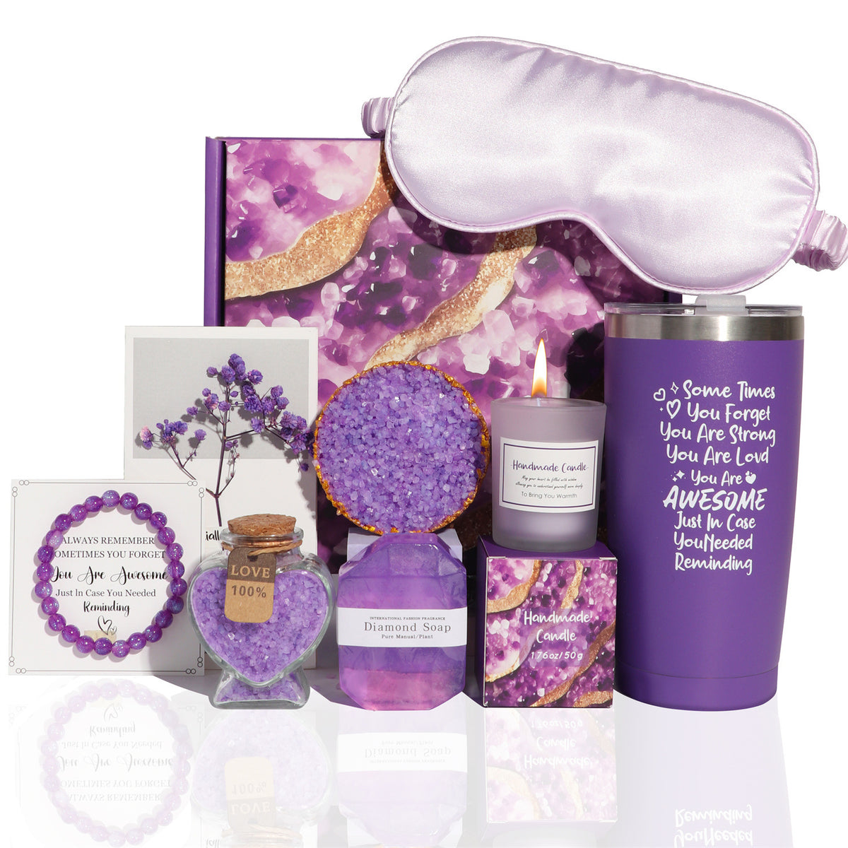 Coffret cadeau de bain d'aromathérapie