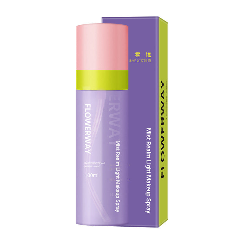 Spray fixateur de maquillage léger