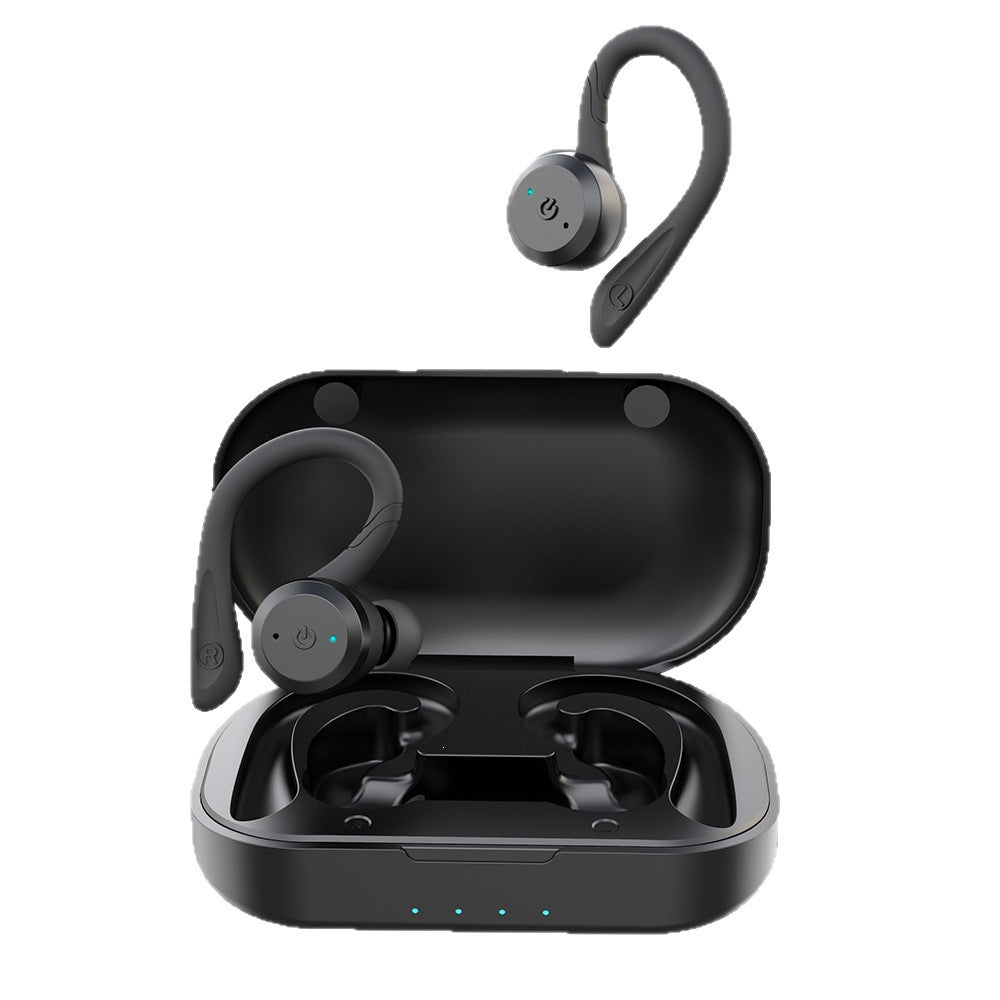 Écouteurs sans fil Bluetooth pour le sport, contour d'oreille stéréo