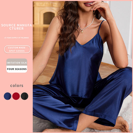 Ensemble de pyjama sans manches et dos nu