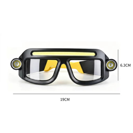 Lunettes frontales LED à capteur portable