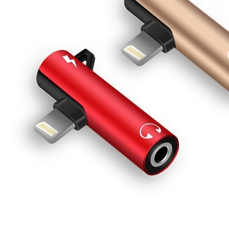 Adaptateur casque Apple 3,5 mm vers Lightning avec charge et convertisseur audio pour iPhone