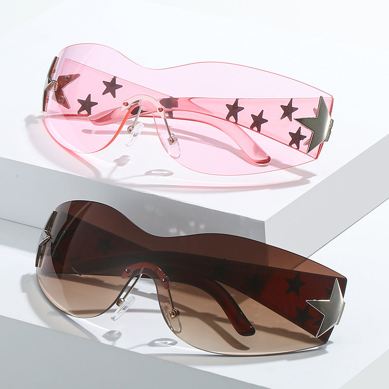 Lunettes de soleil serties de diamants