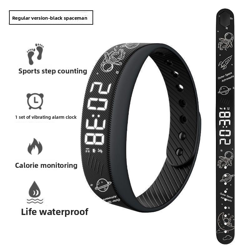 Montre réveil à vibration silencieuse multifonction