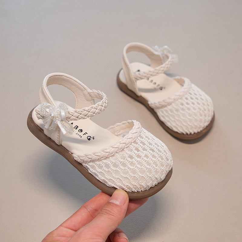 Sandales en maille tressée pour enfants