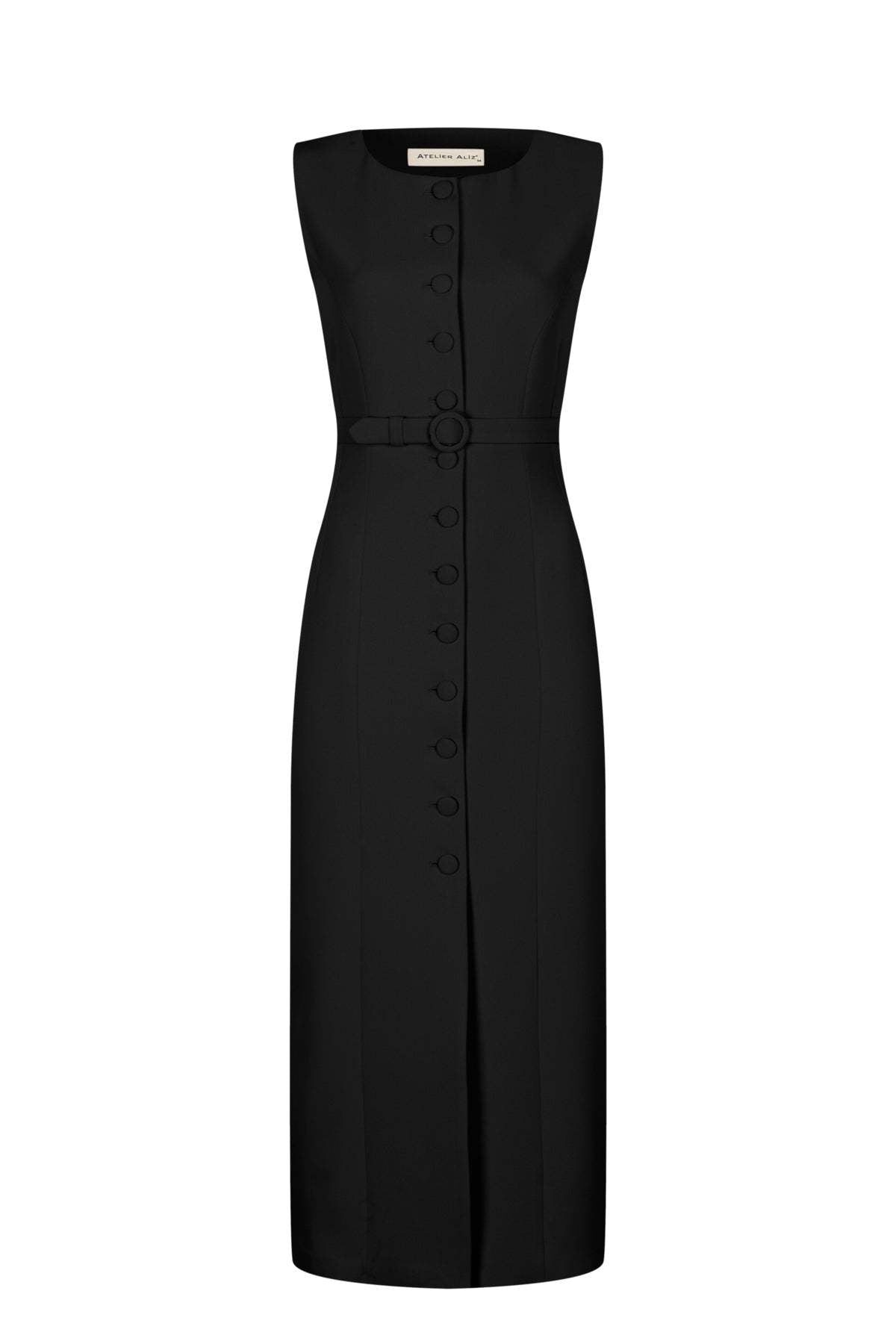 Robe patineuse élégante ceinturée