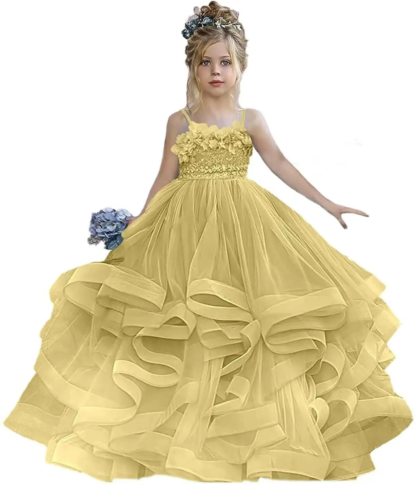 Robe de princesse à bretelles