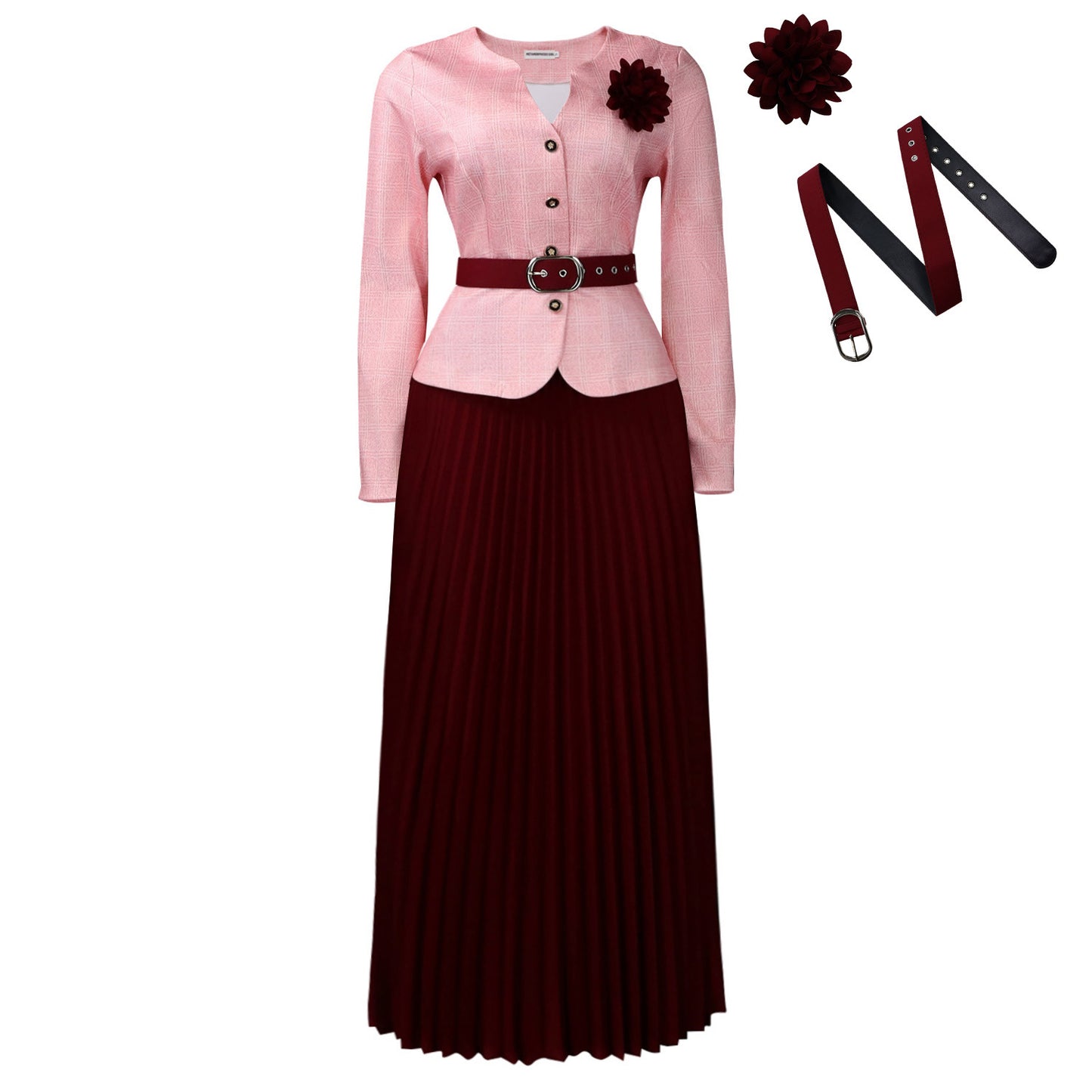 Habit :Ensemble veste et jupe élégant pour femme