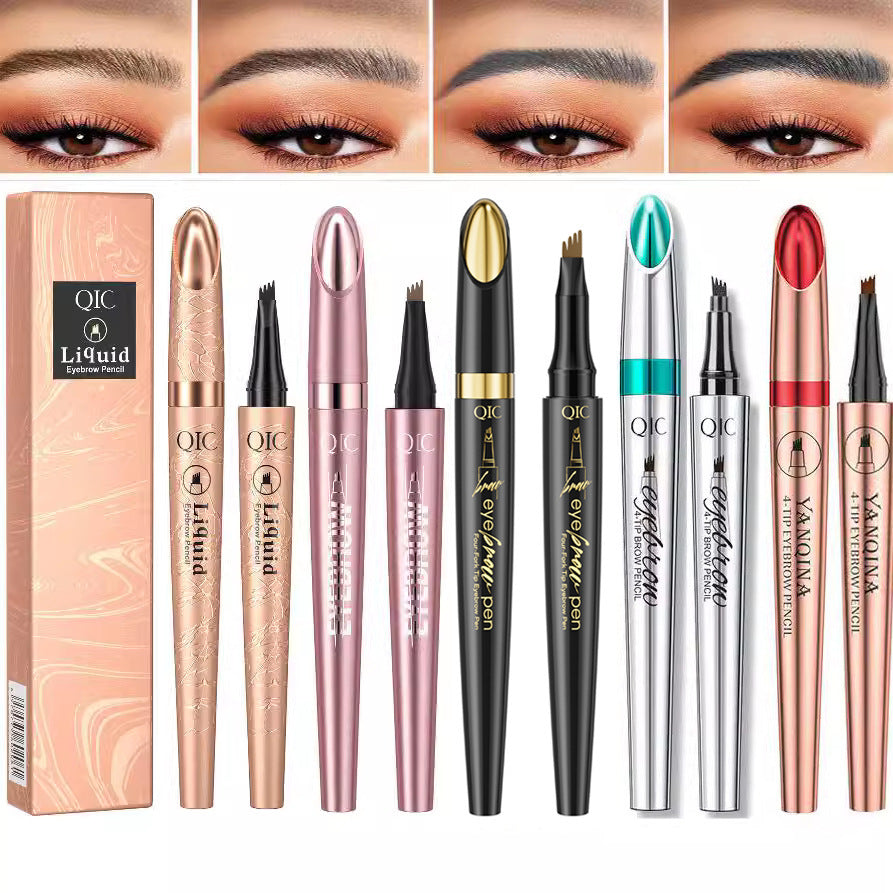 Stylo à sourcils liquide à quatre pointes
