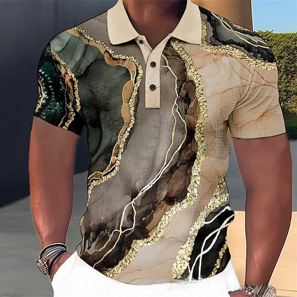 Polo à revers imprimé en 3D personnalisable