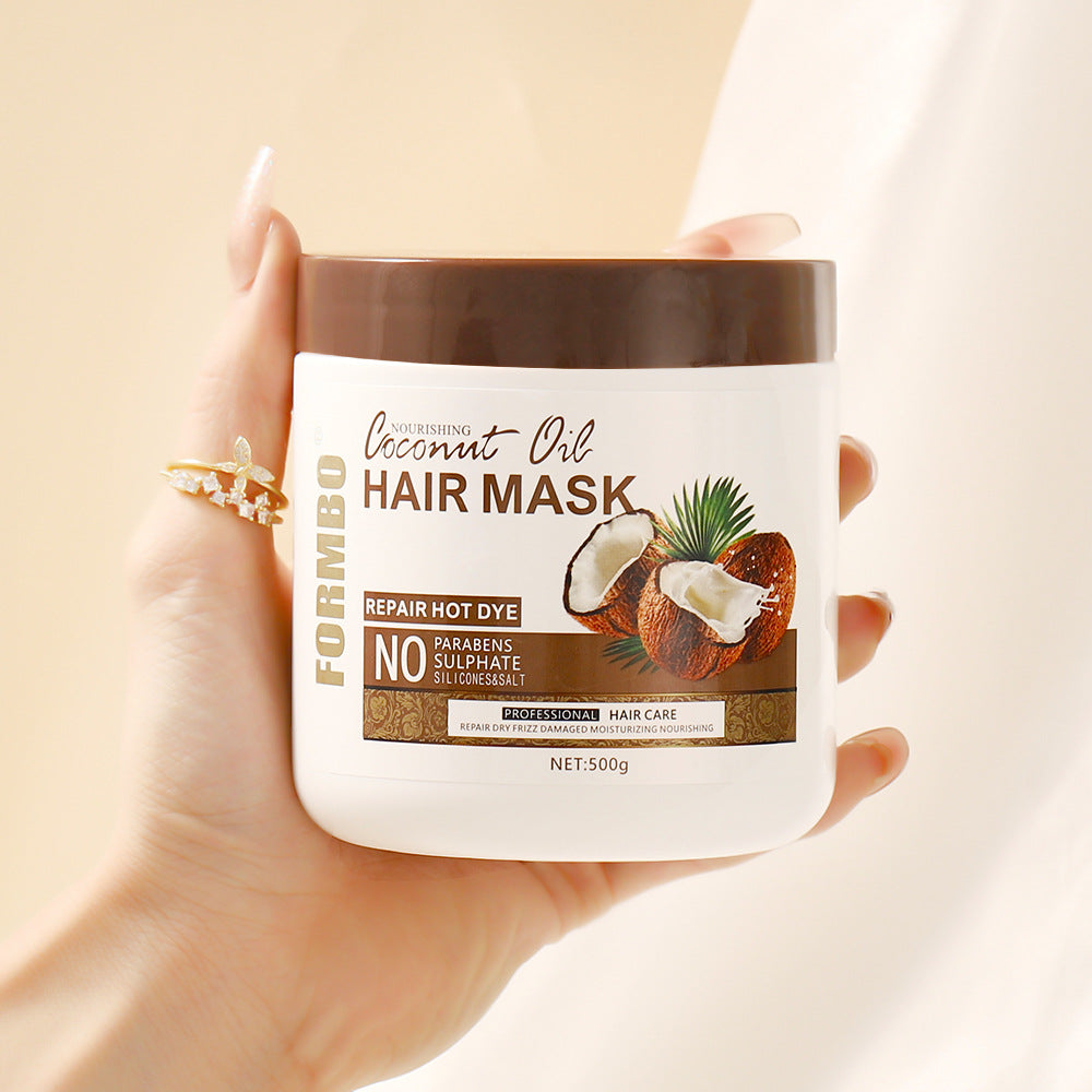 Après-shampoing à l'huile de coco Shampooing lissant