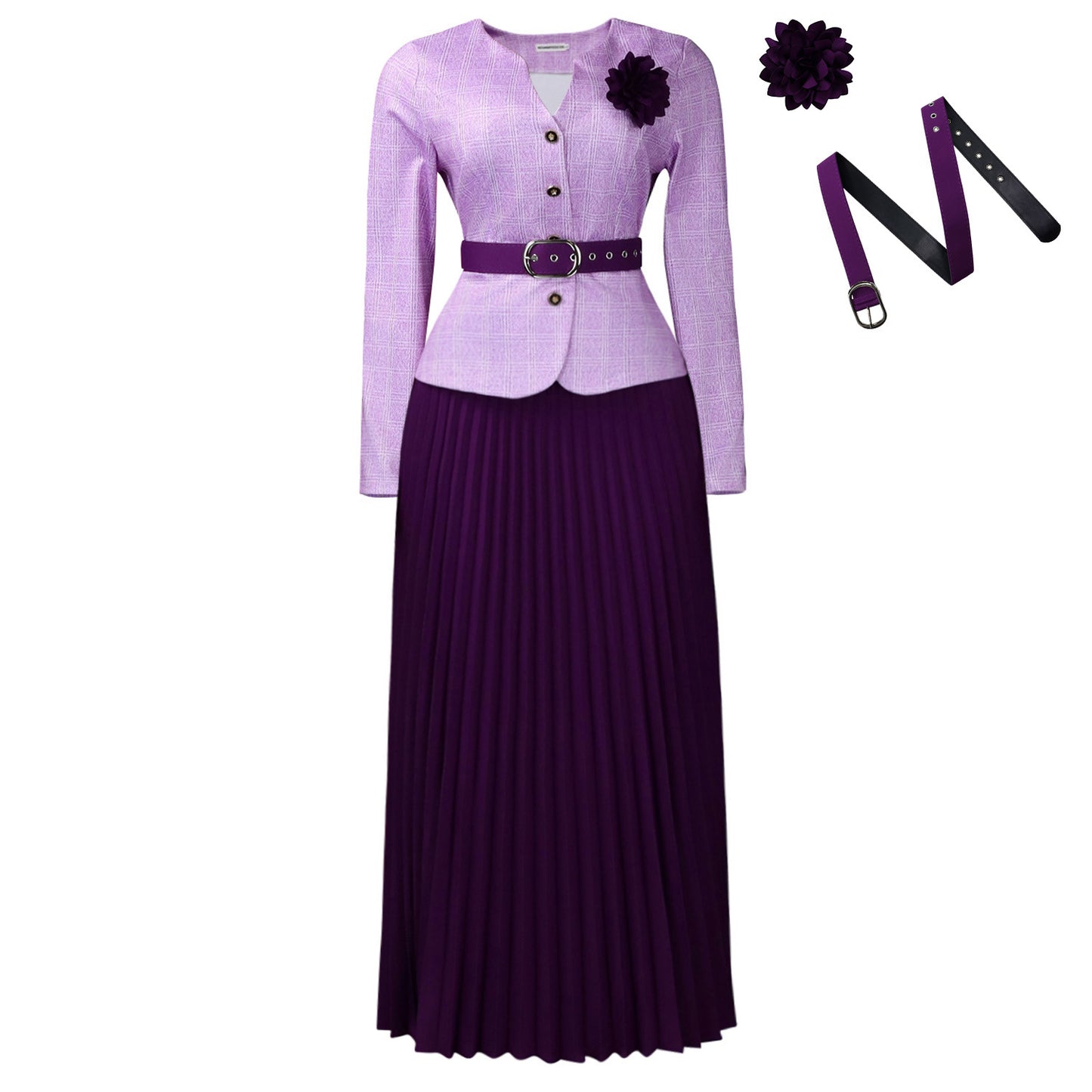 Habit :Ensemble veste et jupe élégant pour femme
